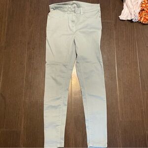 Sea foam blue colored jeggings